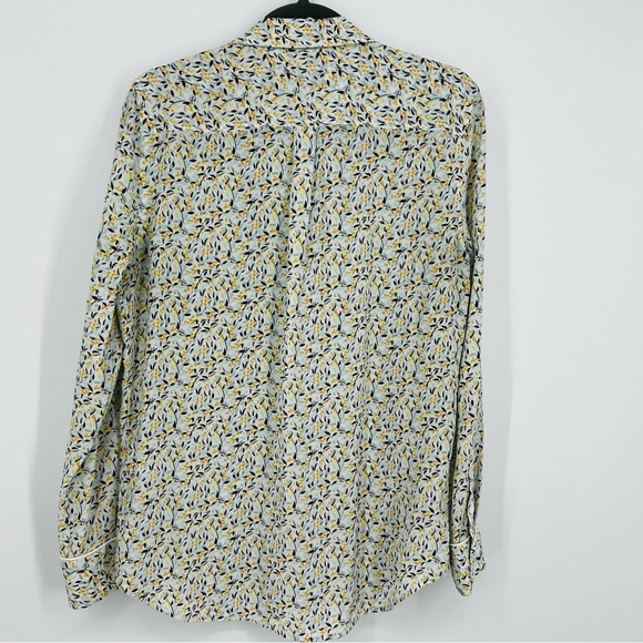 NWOT EQUIPMENT Femme Keira 100% Silk Long-Sleeve Button-Down Pajama Top - sz M - Picture 5 of 11